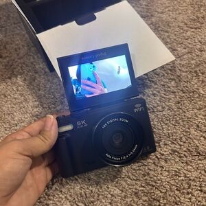 5K Ultra HD Digital Camera with WiFi - Black